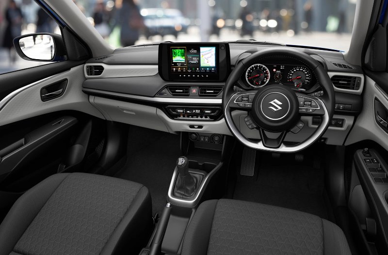 interior of car
