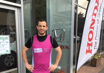 Honda Taunton Employee To Embark On 27 Day Half Marathon Challenge For Charity