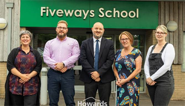 Howards are delighted to support Fiveways School in Yeovil