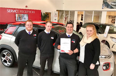 CITROËN DEALERSHIP PASSES FOUNDATION PHASE OF ‘ACE ACCREDITATION’ 