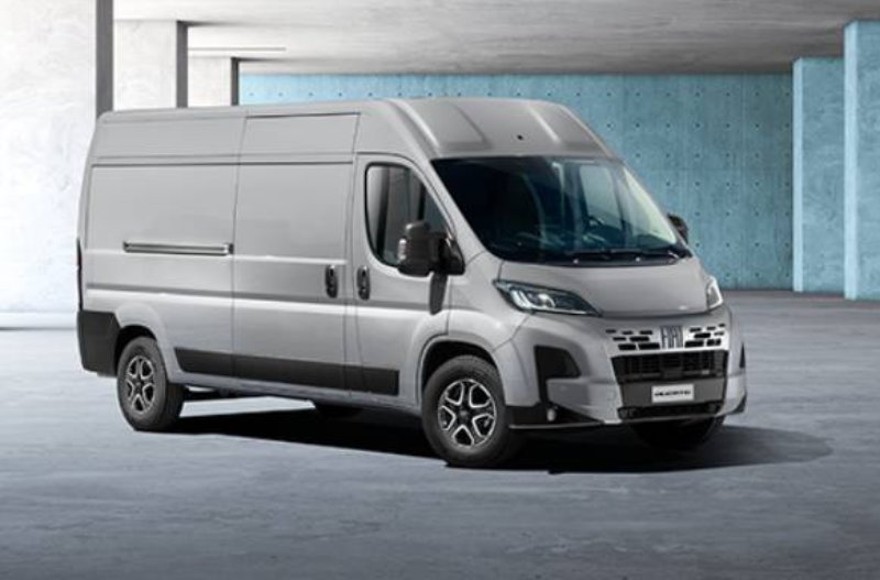 Van parked in car park