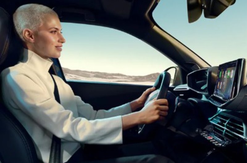 Woman driving the 2008